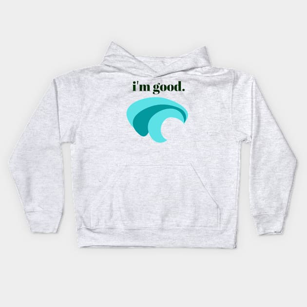 Contentment Kids Hoodie by I'm Speaking Now